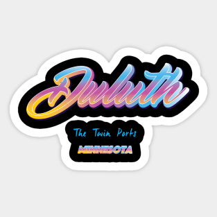 Duluth Minnesota Sticker